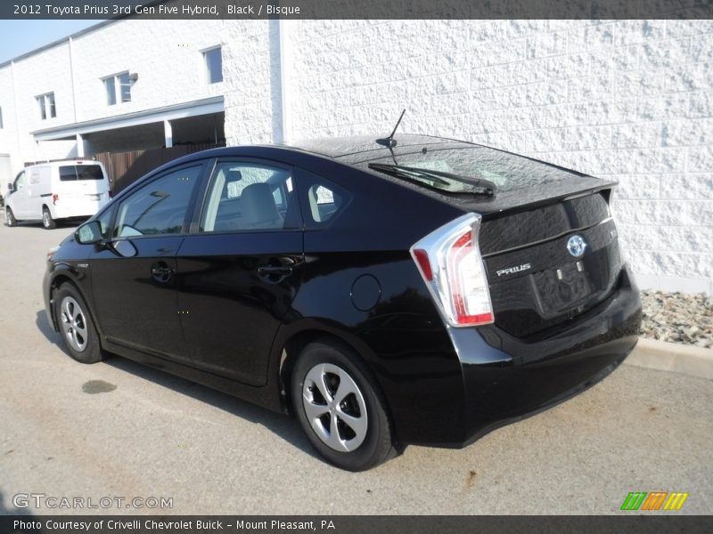 Black / Bisque 2012 Toyota Prius 3rd Gen Five Hybrid