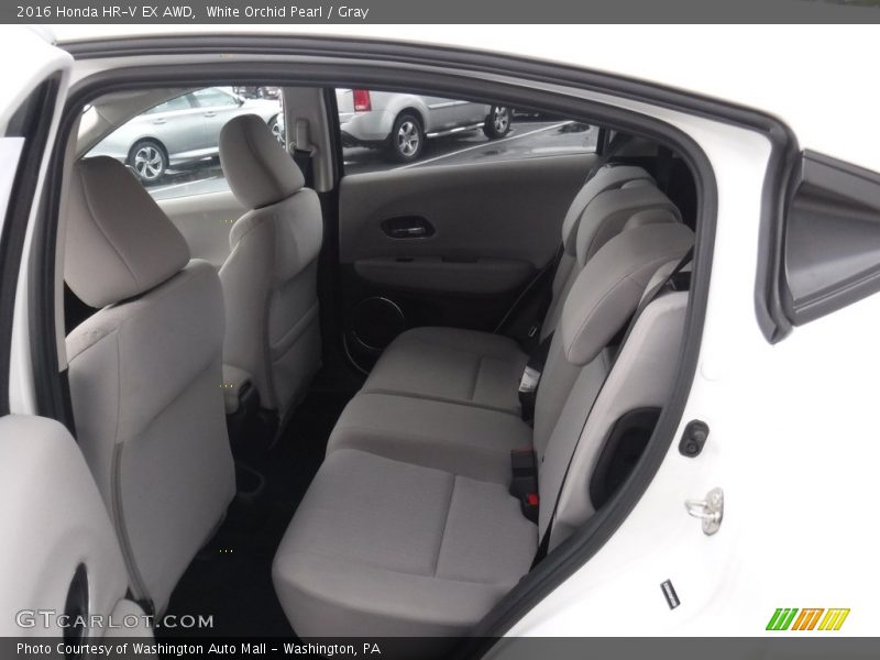 White Orchid Pearl / Gray 2016 Honda HR-V EX AWD
