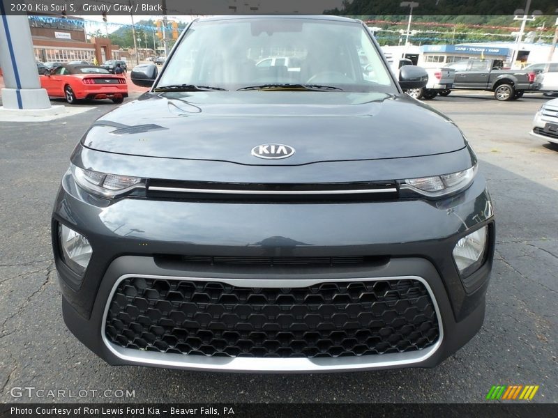 Gravity Gray / Black 2020 Kia Soul S