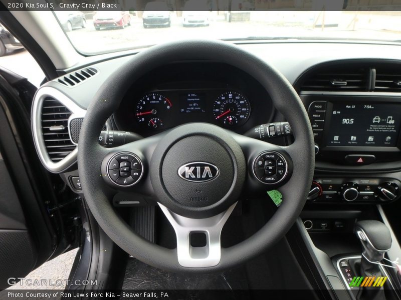 Gravity Gray / Black 2020 Kia Soul S