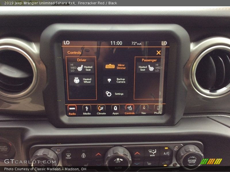 Firecracker Red / Black 2019 Jeep Wrangler Unlimited Sahara 4x4