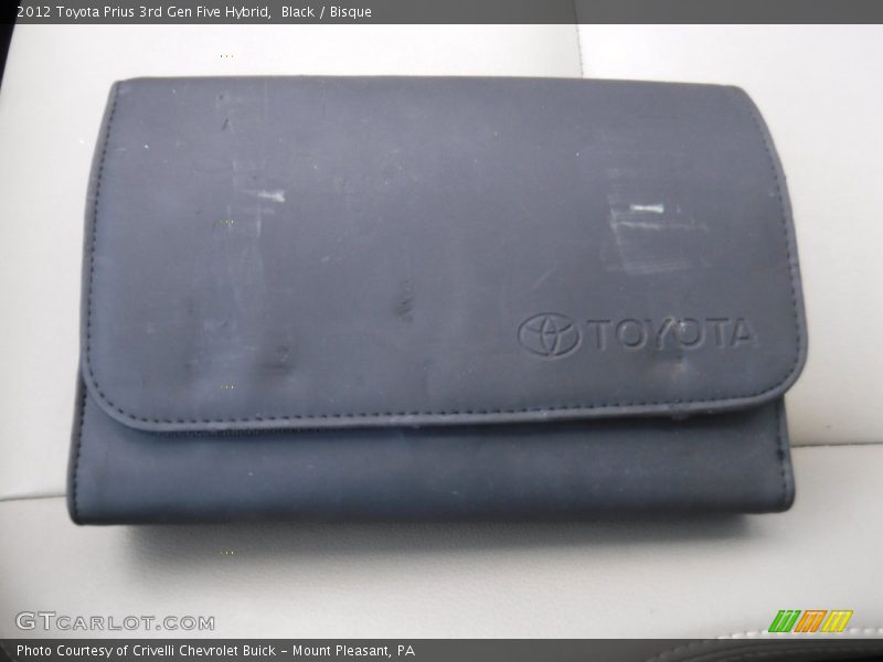 Black / Bisque 2012 Toyota Prius 3rd Gen Five Hybrid