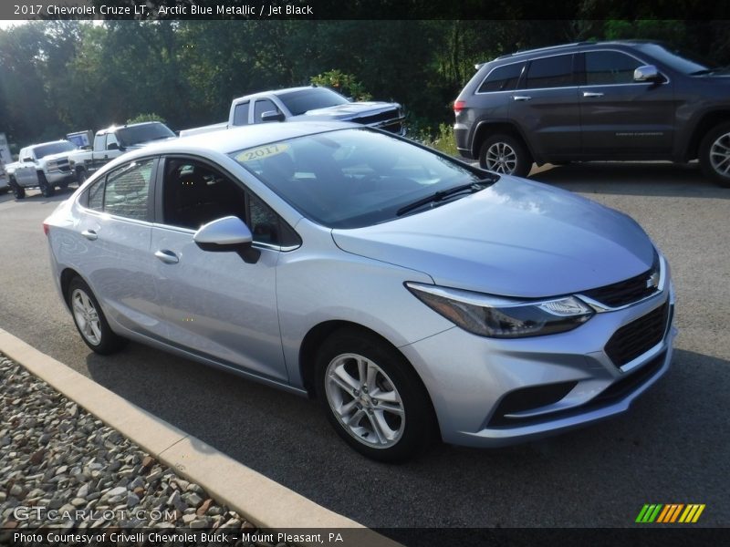 Arctic Blue Metallic / Jet Black 2017 Chevrolet Cruze LT