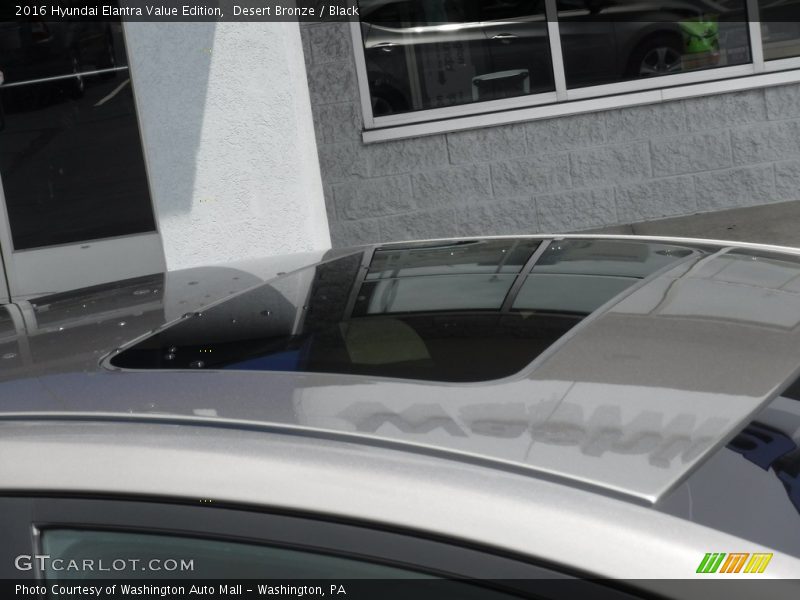 Desert Bronze / Black 2016 Hyundai Elantra Value Edition