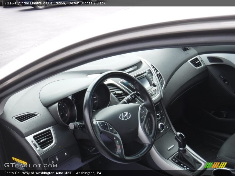 Desert Bronze / Black 2016 Hyundai Elantra Value Edition