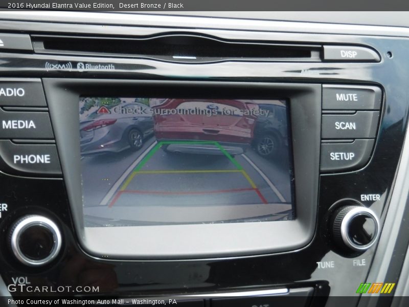 Desert Bronze / Black 2016 Hyundai Elantra Value Edition