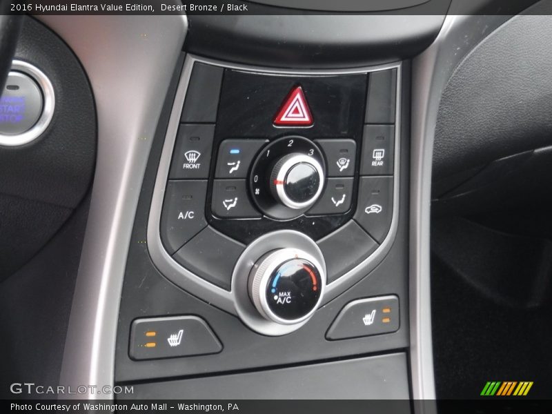 Desert Bronze / Black 2016 Hyundai Elantra Value Edition