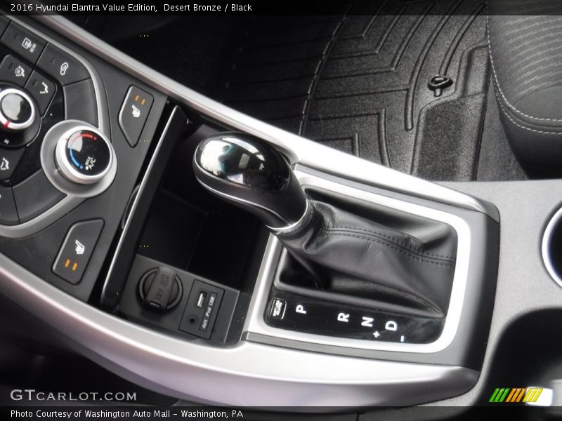 Desert Bronze / Black 2016 Hyundai Elantra Value Edition