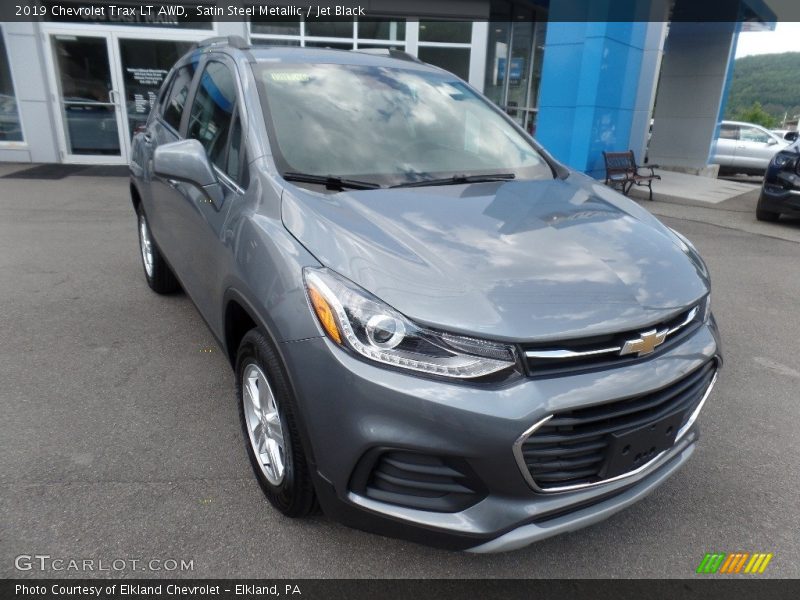Satin Steel Metallic / Jet Black 2019 Chevrolet Trax LT AWD