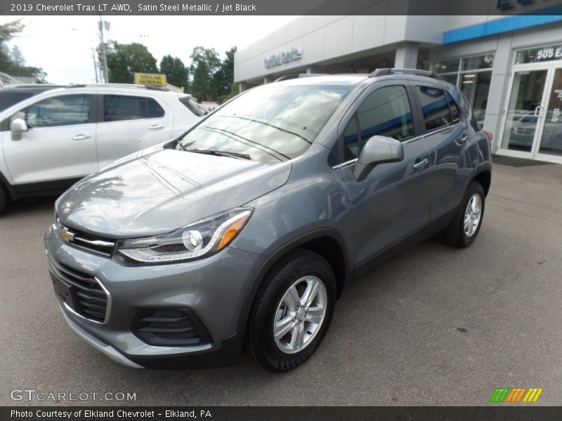 Satin Steel Metallic / Jet Black 2019 Chevrolet Trax LT AWD