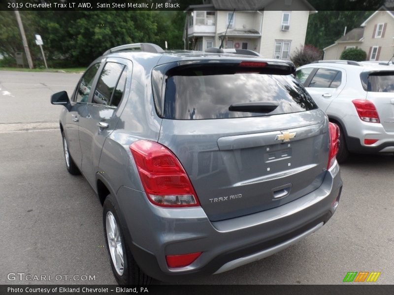 Satin Steel Metallic / Jet Black 2019 Chevrolet Trax LT AWD