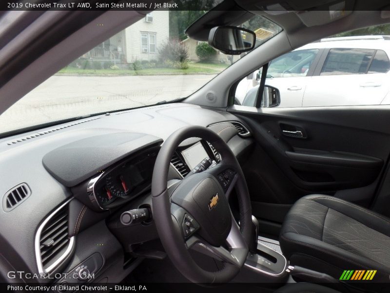 Satin Steel Metallic / Jet Black 2019 Chevrolet Trax LT AWD