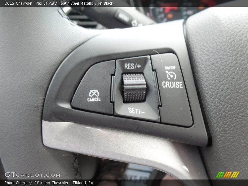 Satin Steel Metallic / Jet Black 2019 Chevrolet Trax LT AWD