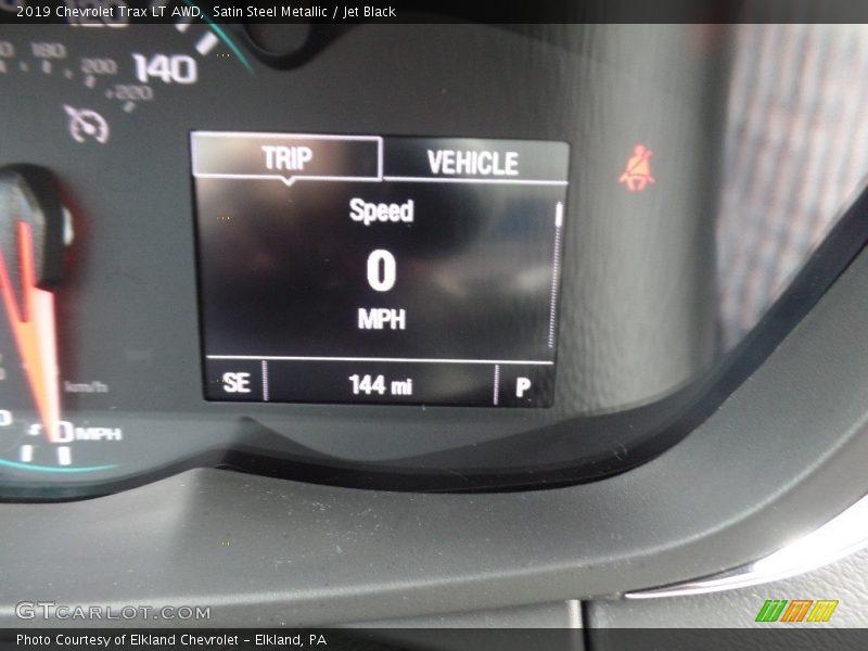 Satin Steel Metallic / Jet Black 2019 Chevrolet Trax LT AWD