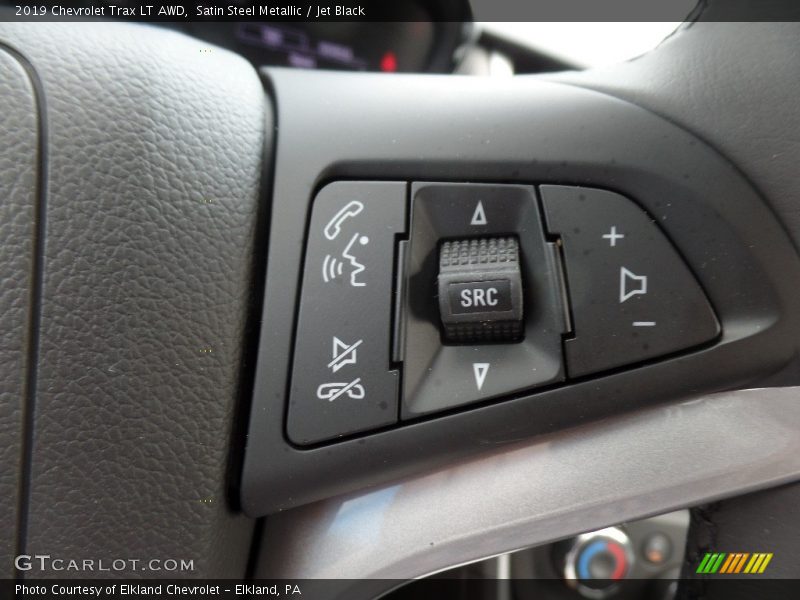 Satin Steel Metallic / Jet Black 2019 Chevrolet Trax LT AWD