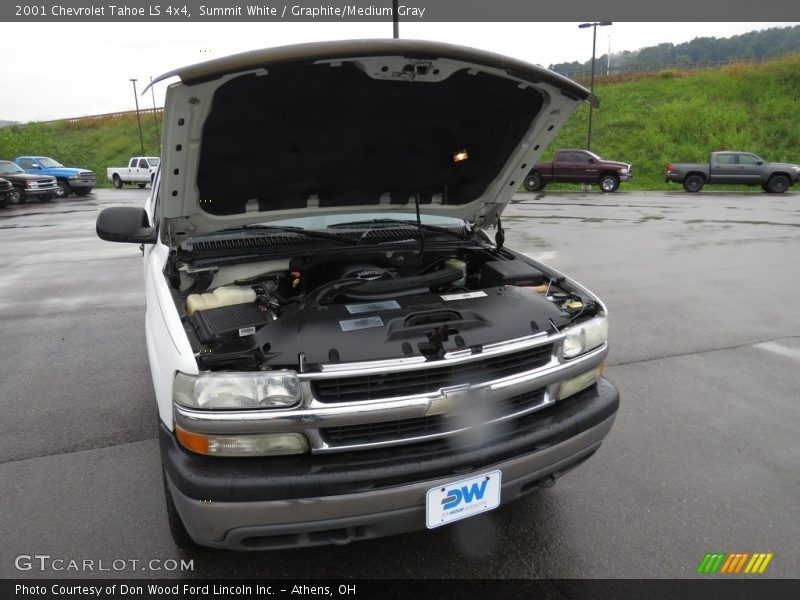 Summit White / Graphite/Medium Gray 2001 Chevrolet Tahoe LS 4x4