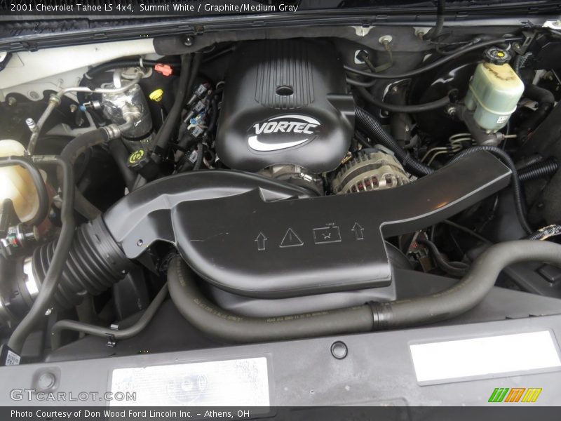 Summit White / Graphite/Medium Gray 2001 Chevrolet Tahoe LS 4x4