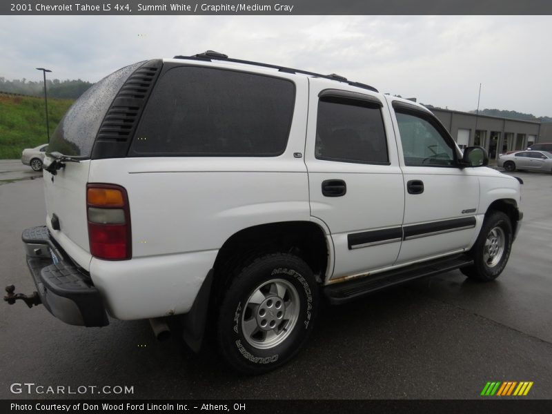 Summit White / Graphite/Medium Gray 2001 Chevrolet Tahoe LS 4x4