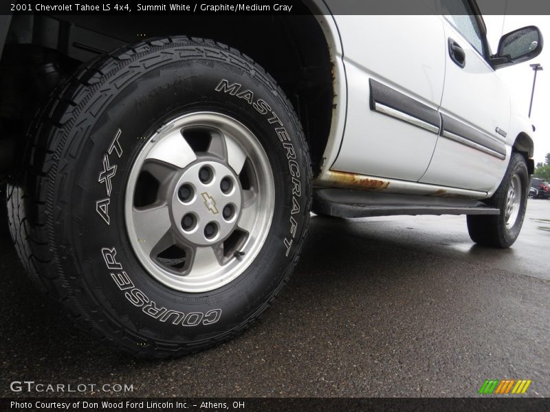 Summit White / Graphite/Medium Gray 2001 Chevrolet Tahoe LS 4x4