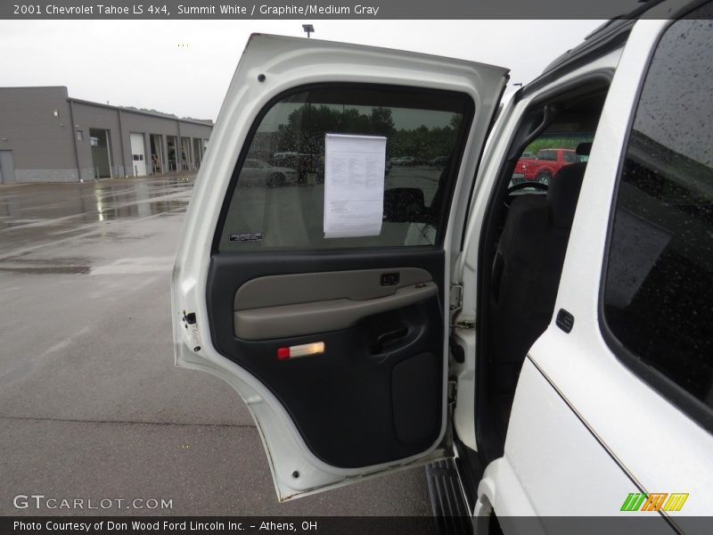 Summit White / Graphite/Medium Gray 2001 Chevrolet Tahoe LS 4x4