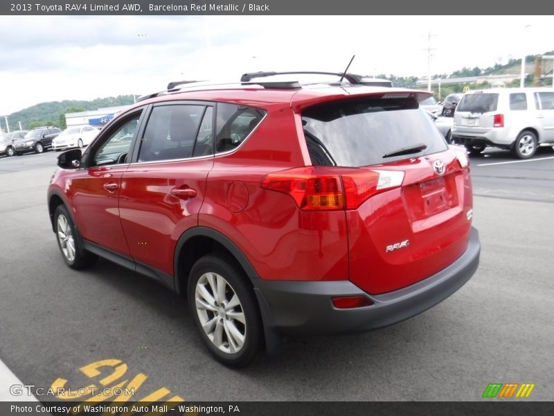 Barcelona Red Metallic / Black 2013 Toyota RAV4 Limited AWD