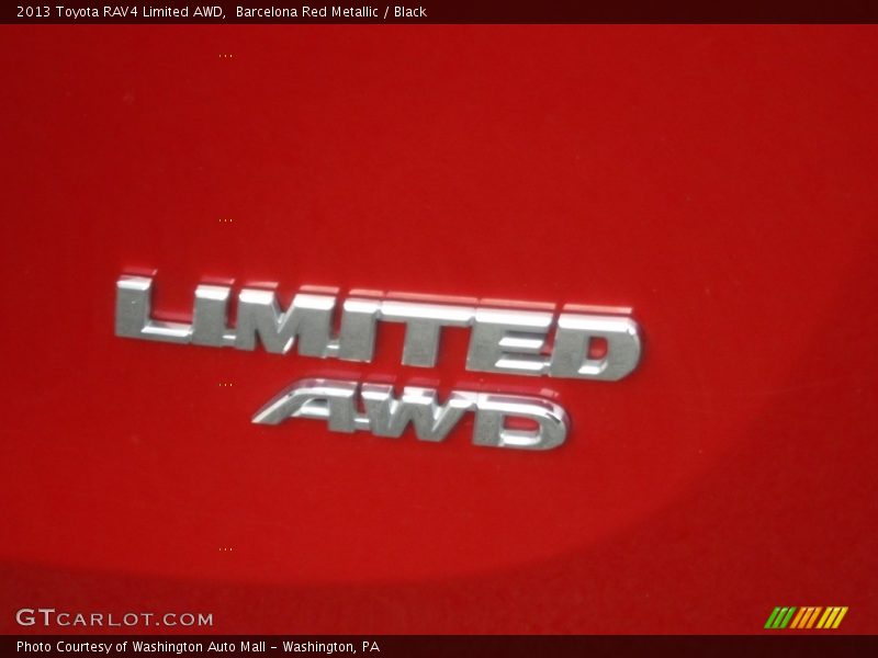 Barcelona Red Metallic / Black 2013 Toyota RAV4 Limited AWD