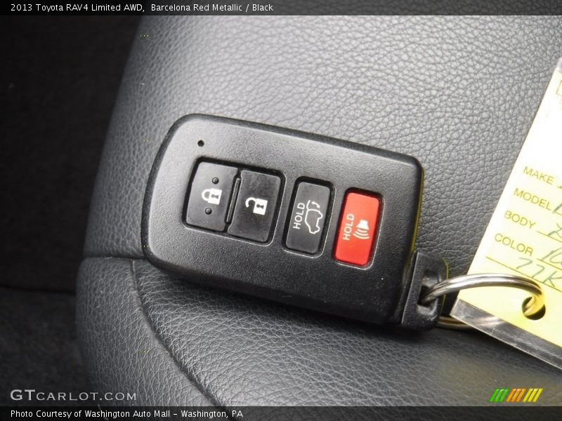 Barcelona Red Metallic / Black 2013 Toyota RAV4 Limited AWD