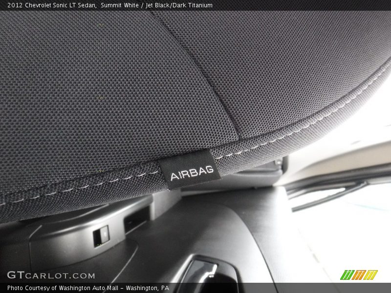 Summit White / Jet Black/Dark Titanium 2012 Chevrolet Sonic LT Sedan
