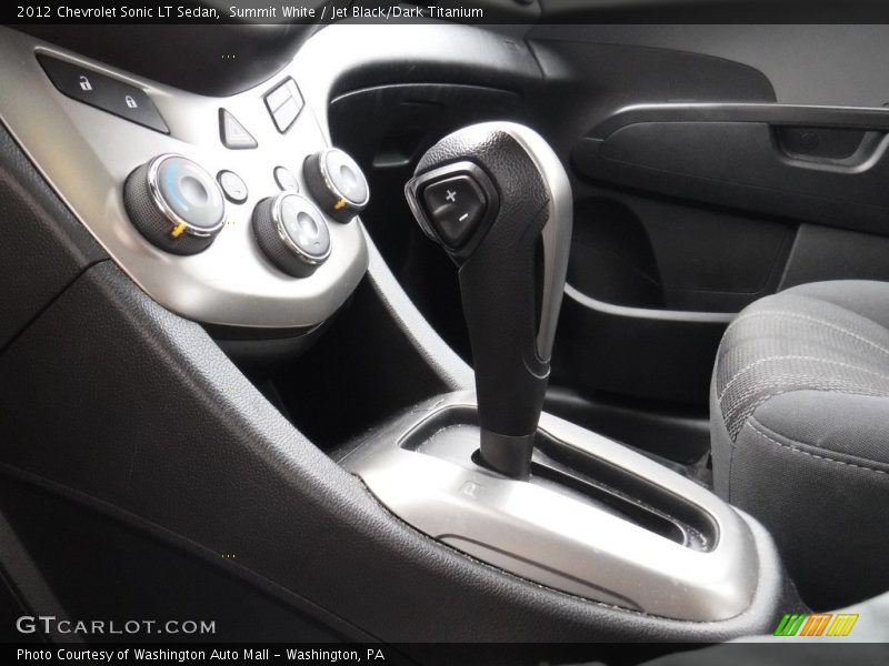 Summit White / Jet Black/Dark Titanium 2012 Chevrolet Sonic LT Sedan