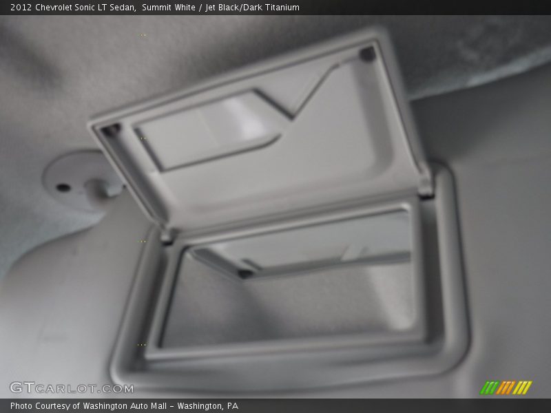 Summit White / Jet Black/Dark Titanium 2012 Chevrolet Sonic LT Sedan