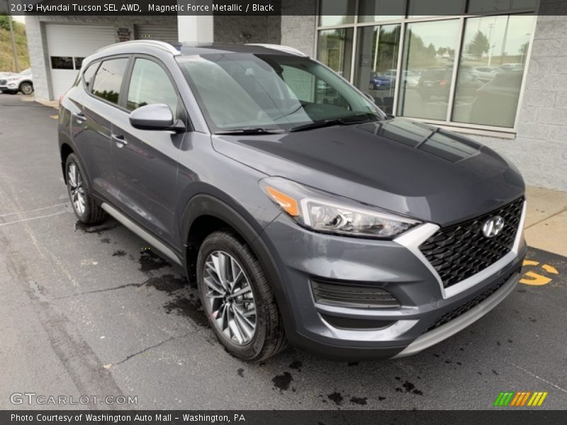 Magnetic Force Metallic / Black 2019 Hyundai Tucson SEL AWD