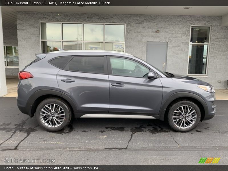 Magnetic Force Metallic / Black 2019 Hyundai Tucson SEL AWD