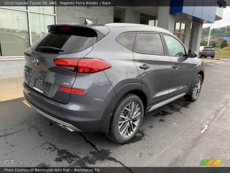 Magnetic Force Metallic / Black 2019 Hyundai Tucson SEL AWD