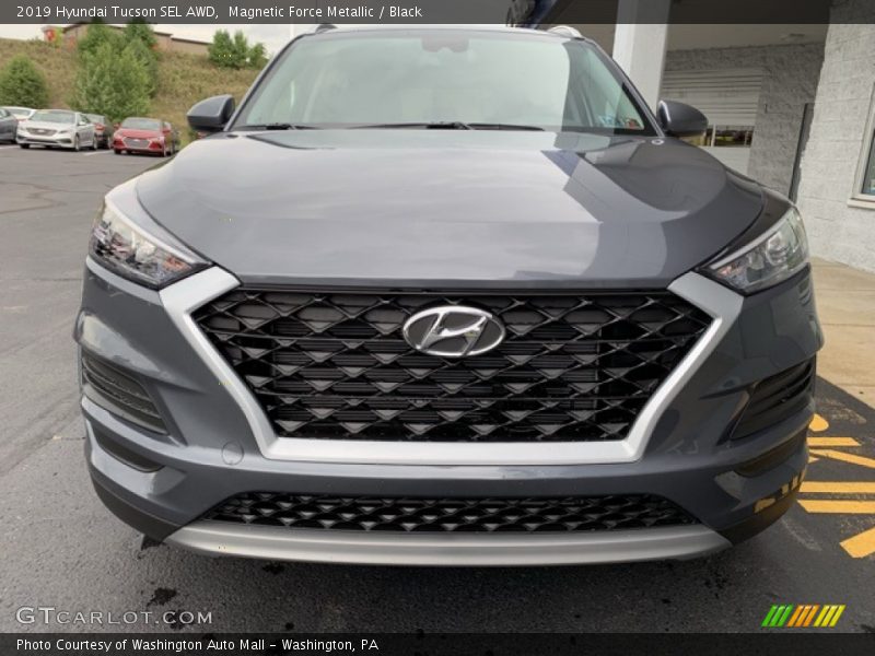 Magnetic Force Metallic / Black 2019 Hyundai Tucson SEL AWD
