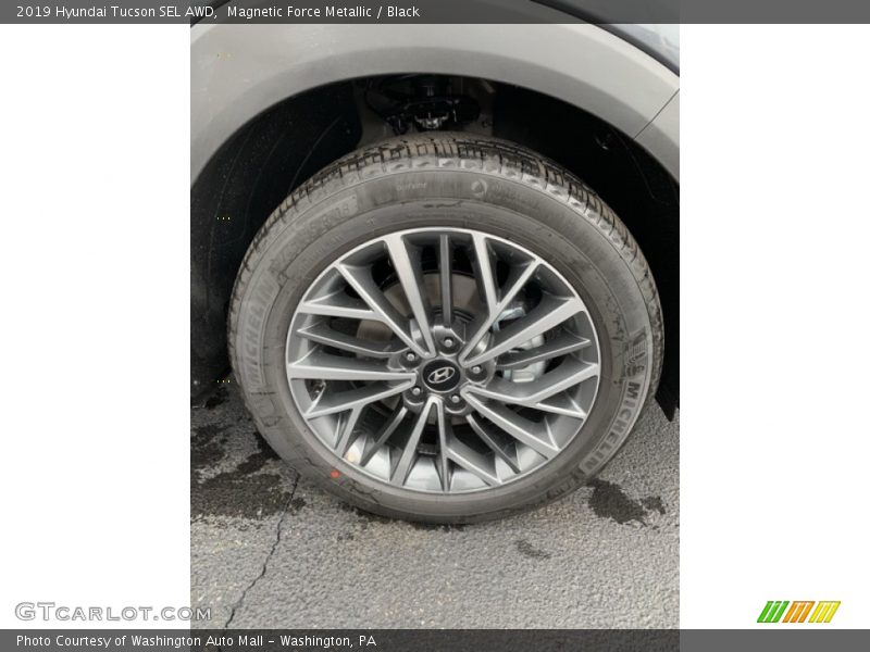 Magnetic Force Metallic / Black 2019 Hyundai Tucson SEL AWD