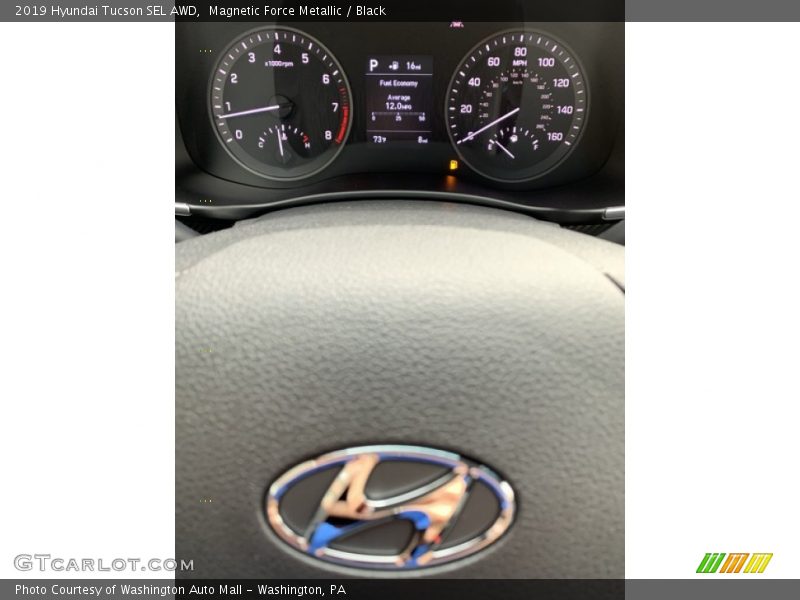 Magnetic Force Metallic / Black 2019 Hyundai Tucson SEL AWD