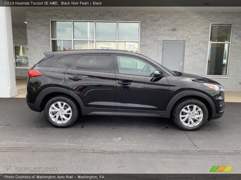 Black Noir Pearl / Black 2019 Hyundai Tucson SE AWD