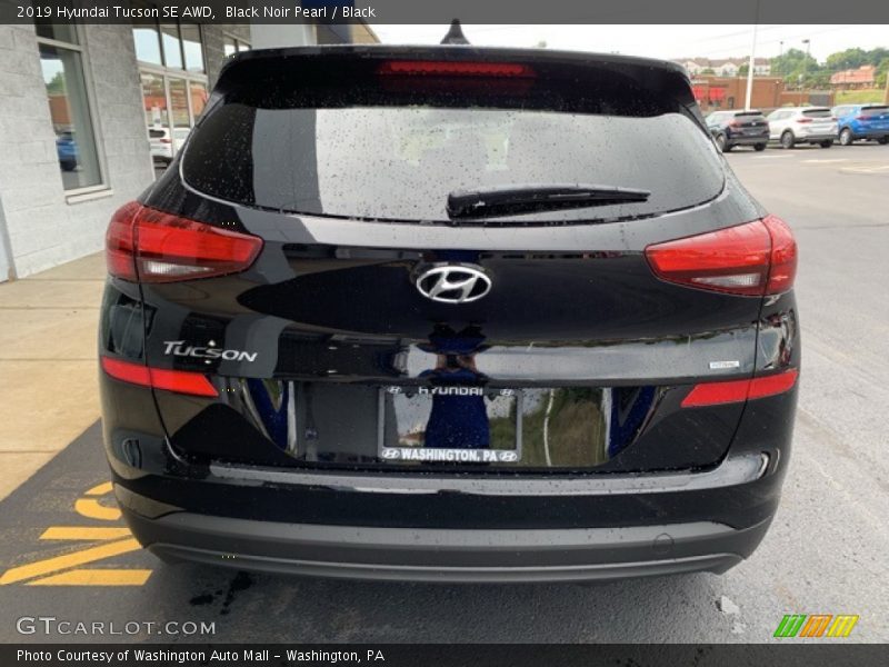 Black Noir Pearl / Black 2019 Hyundai Tucson SE AWD