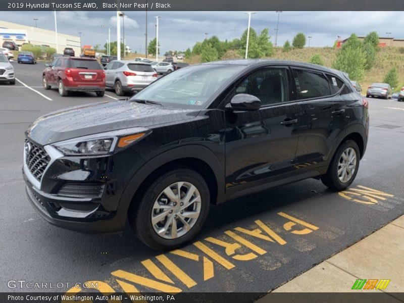 Black Noir Pearl / Black 2019 Hyundai Tucson SE AWD