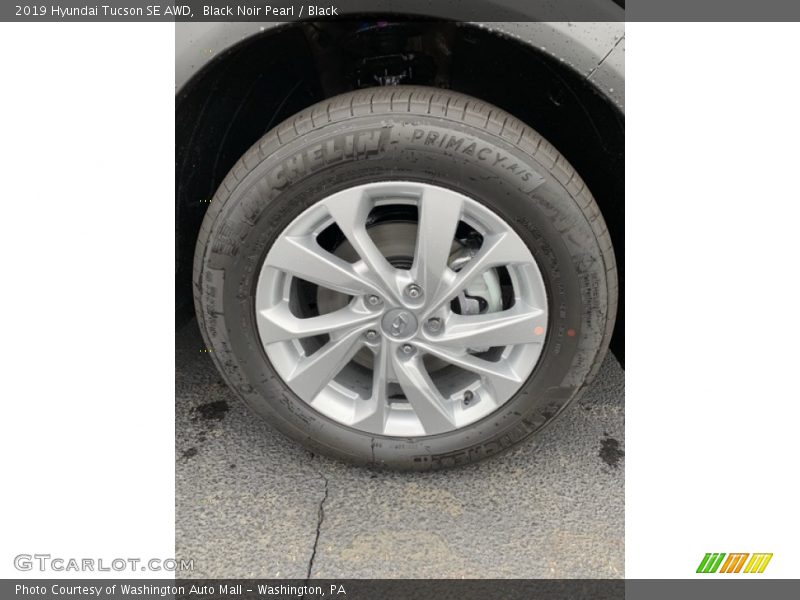 Black Noir Pearl / Black 2019 Hyundai Tucson SE AWD