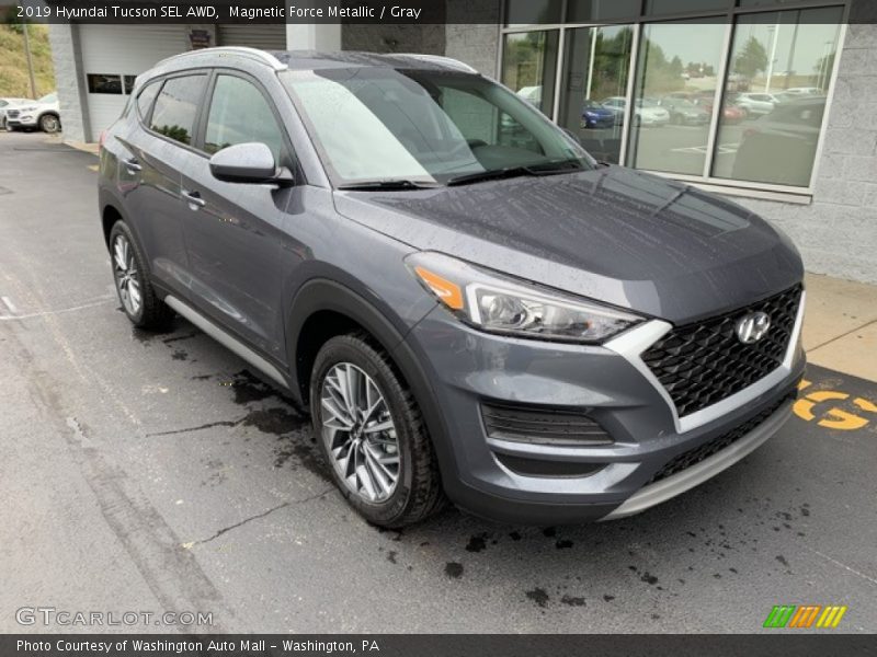 Magnetic Force Metallic / Gray 2019 Hyundai Tucson SEL AWD