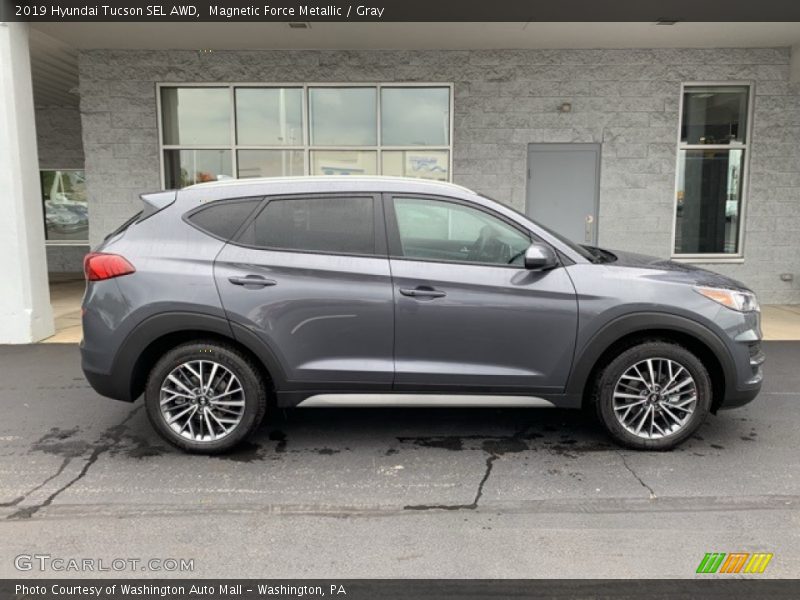 Magnetic Force Metallic / Gray 2019 Hyundai Tucson SEL AWD