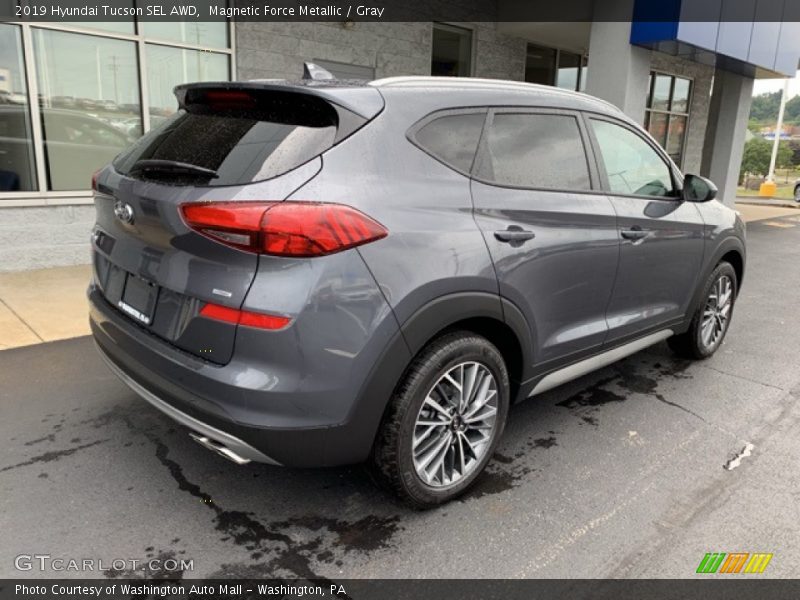 Magnetic Force Metallic / Gray 2019 Hyundai Tucson SEL AWD