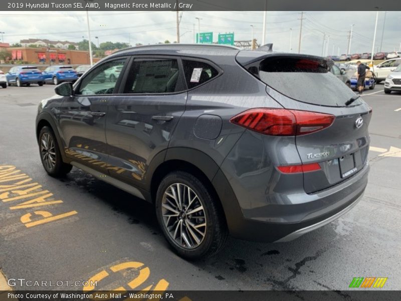 Magnetic Force Metallic / Gray 2019 Hyundai Tucson SEL AWD