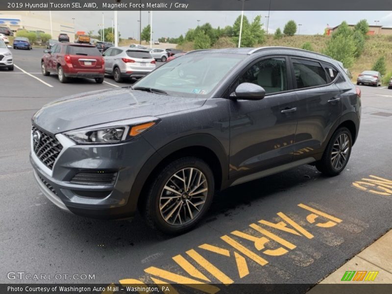 Magnetic Force Metallic / Gray 2019 Hyundai Tucson SEL AWD