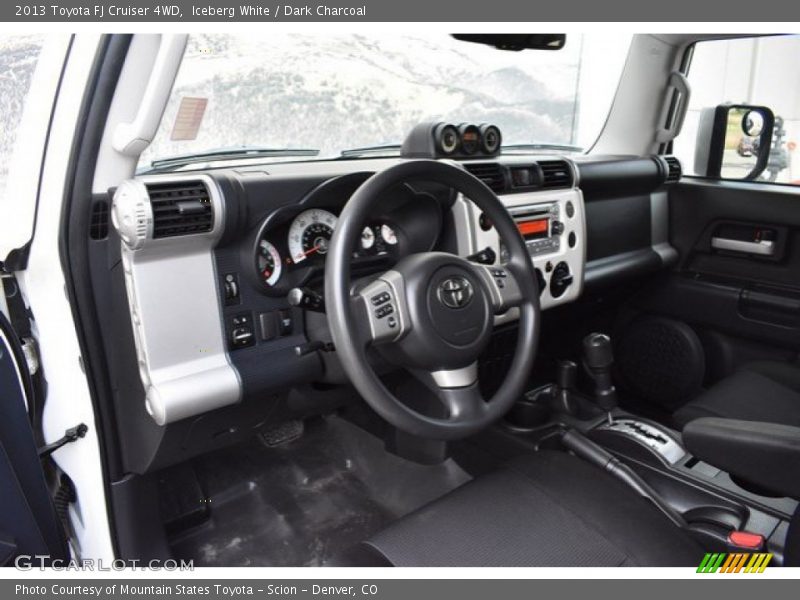 Iceberg White / Dark Charcoal 2013 Toyota FJ Cruiser 4WD