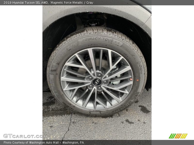 Magnetic Force Metallic / Gray 2019 Hyundai Tucson SEL AWD