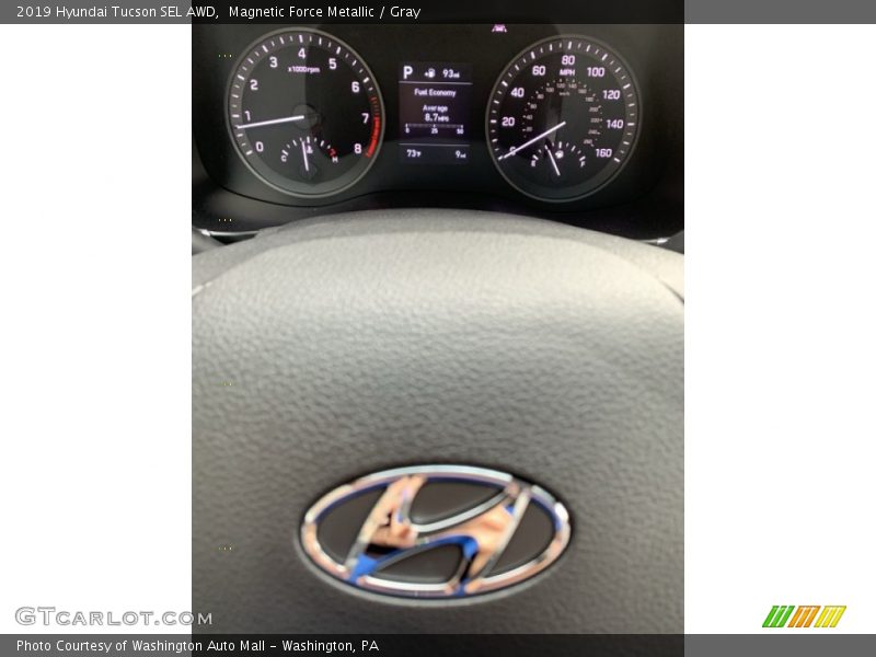 Magnetic Force Metallic / Gray 2019 Hyundai Tucson SEL AWD