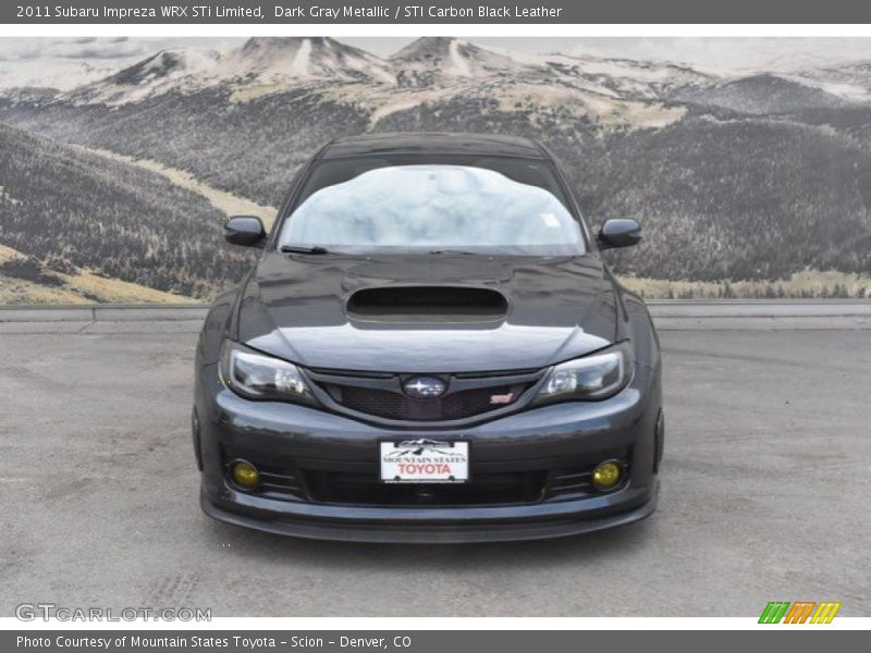 Dark Gray Metallic / STI Carbon Black Leather 2011 Subaru Impreza WRX STi Limited