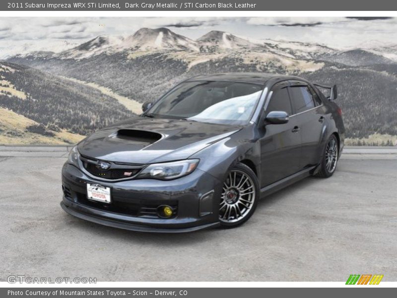 Dark Gray Metallic / STI Carbon Black Leather 2011 Subaru Impreza WRX STi Limited